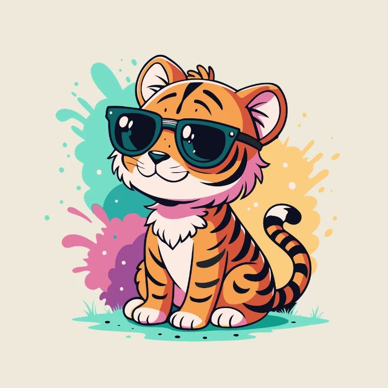 Tiger Splash bunte Sonnenbrillen