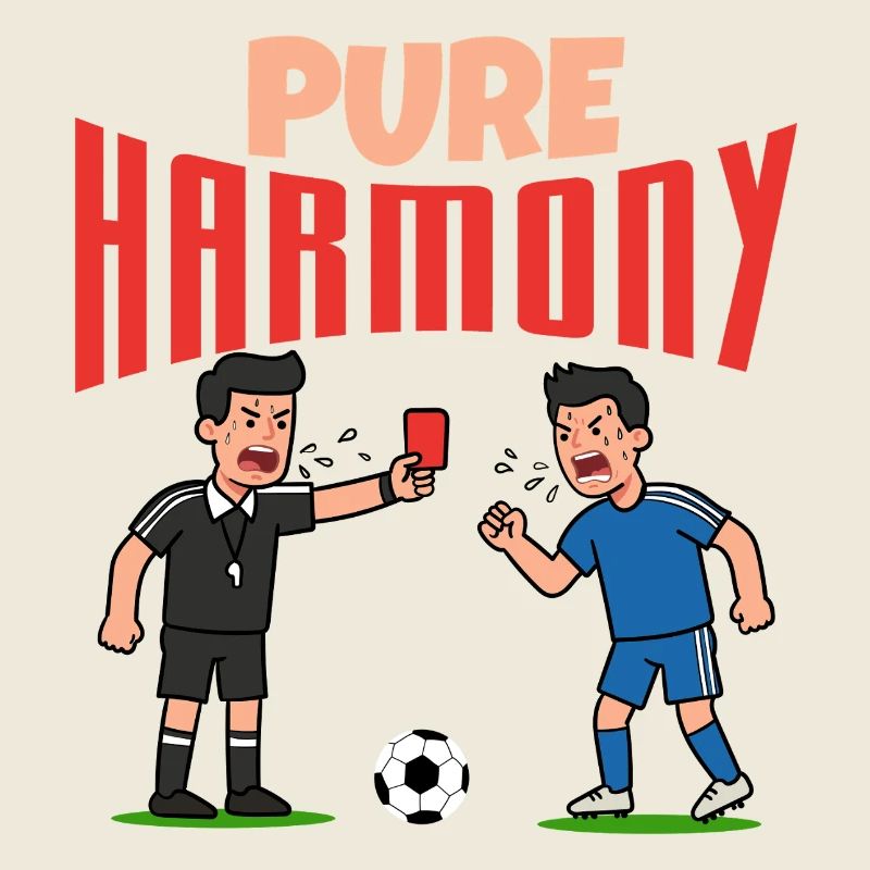 Rote Karte Rivalen im Fußballduell