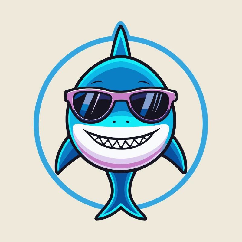Stylish Shark Sonnenbrille