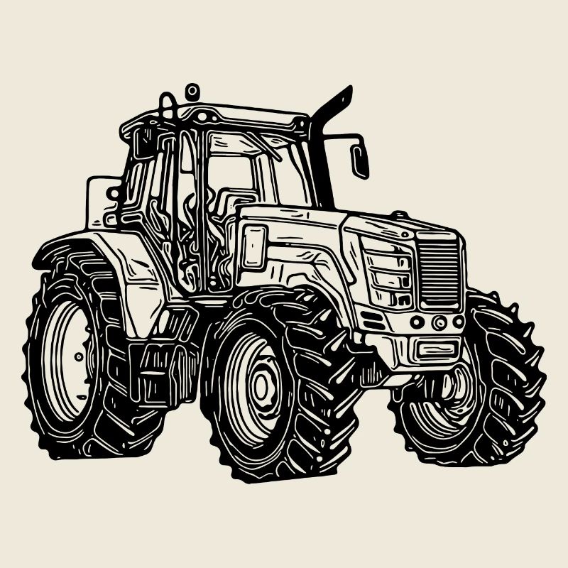 Traumhafte Zugmaschine Großer Acker Traktor