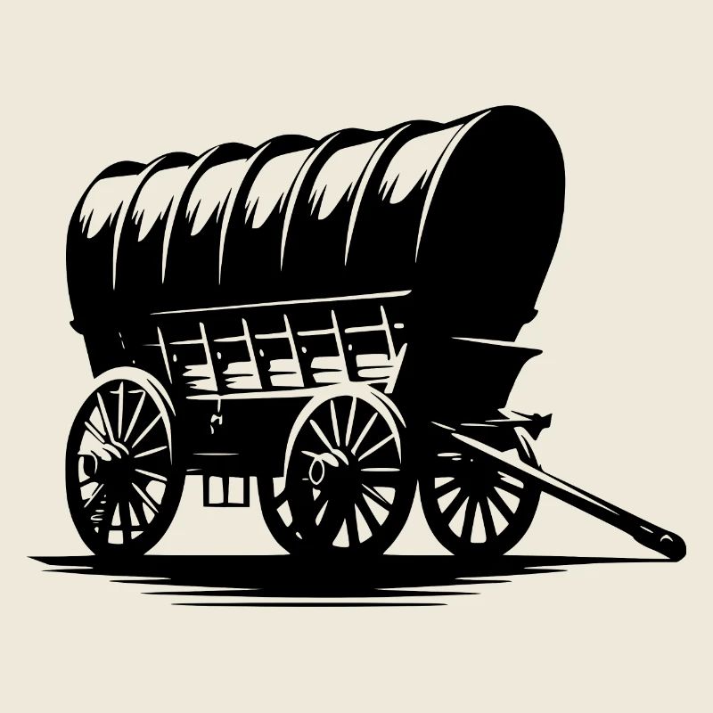 Calèche Chevaux Calèche Vieux chariot couvert