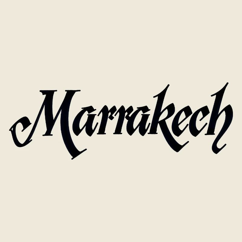 Marrakech Red City Wall Pattern