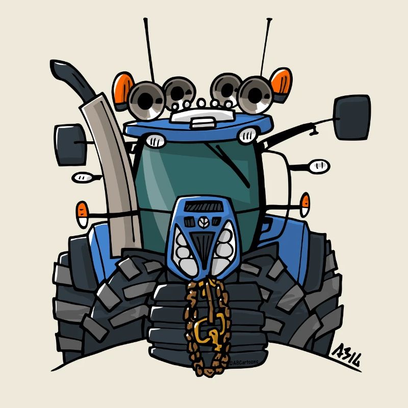 0397 Blauer Traktor