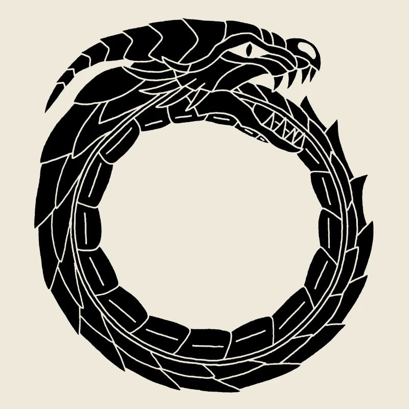 Verschlingender Schwarzer Drache