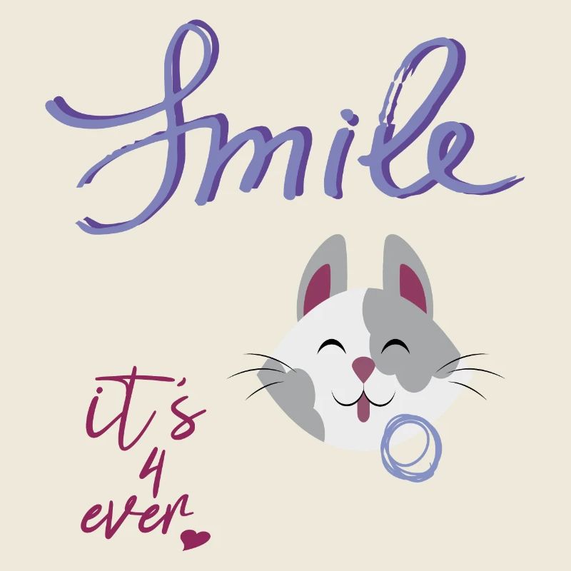 Smile, Laughter, Cat