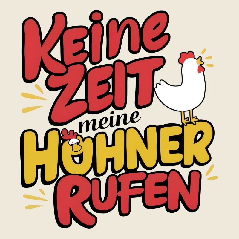 Meine Hühner rufen lustiges Hühnerdesign