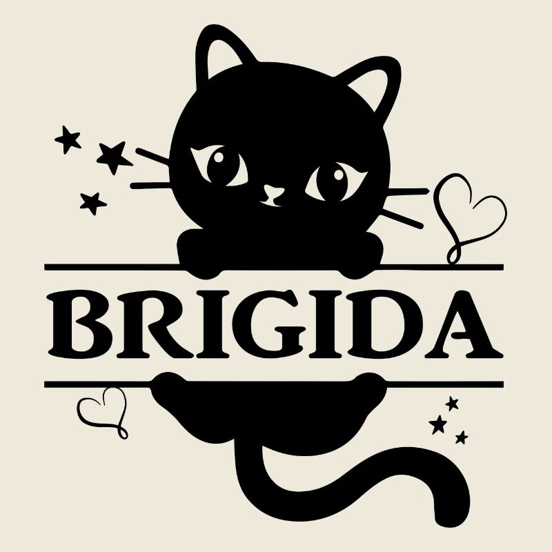 Bridget T-Shirt T-Shirt Geschenkidee gestapelter Text