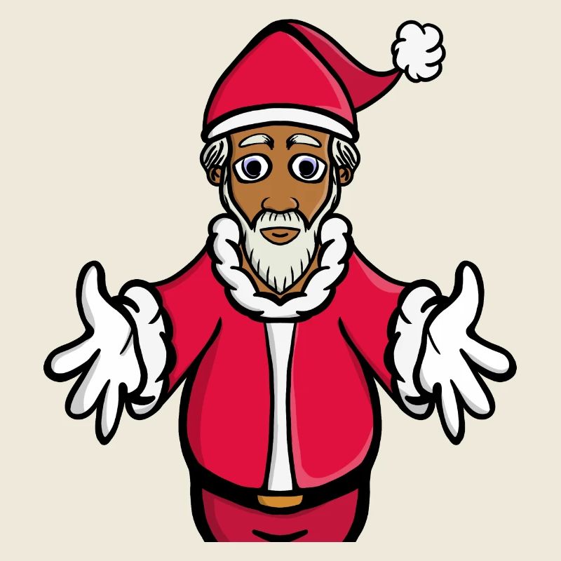 A hug from Santa Claus