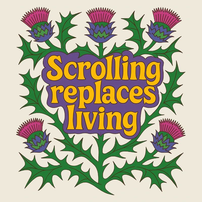 Scrolling Replaces Living