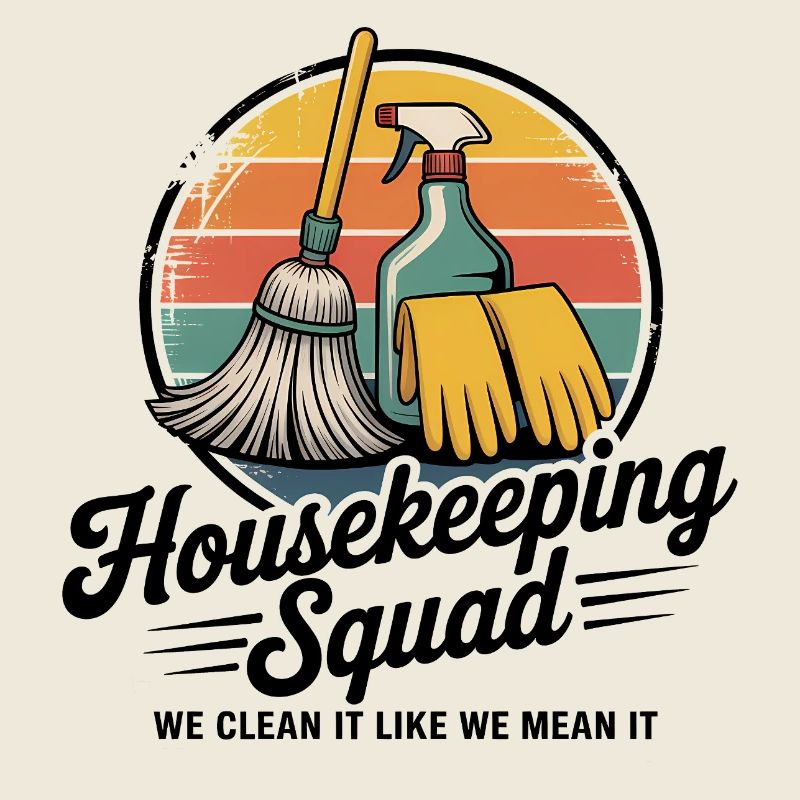 Lustiges Putzen Design