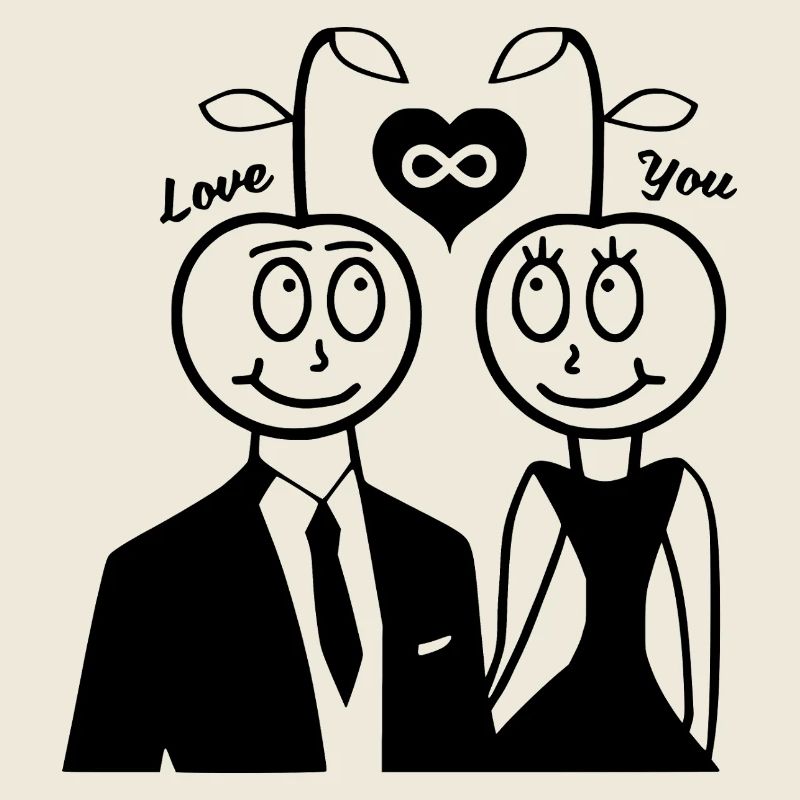 Happy Kirsche - Paar Design