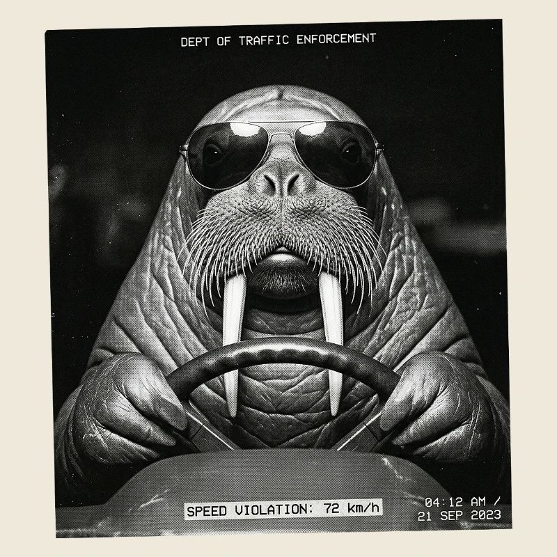 Walrus Speed Camera Photo