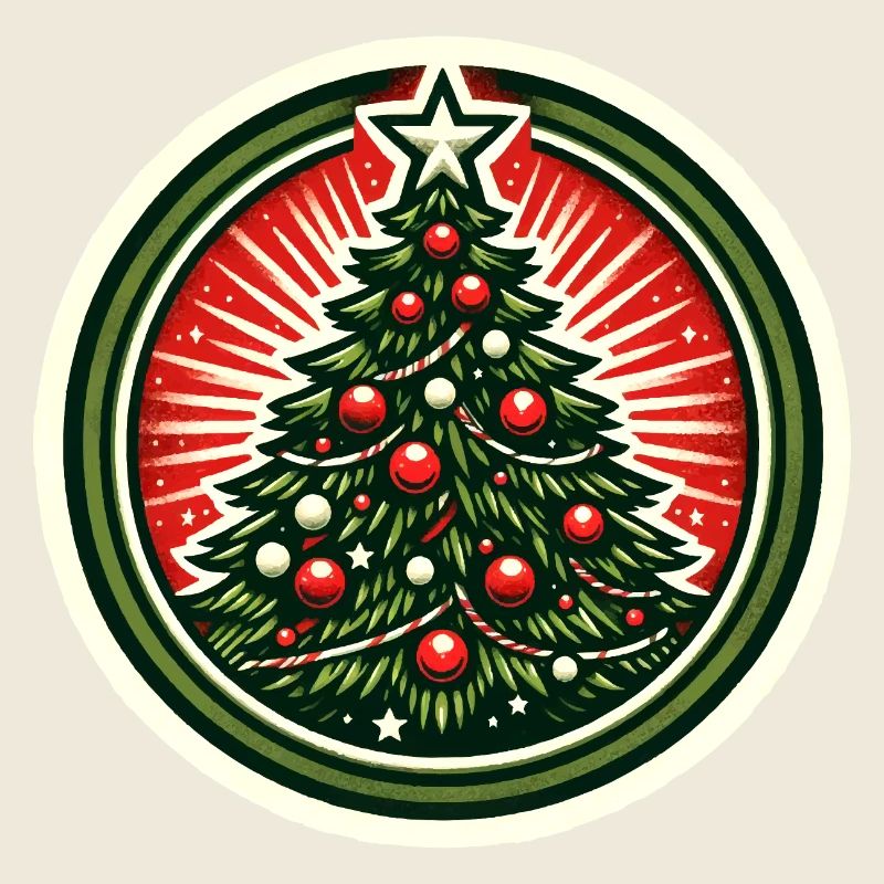 Weihnachtsbaum-Abzeichen