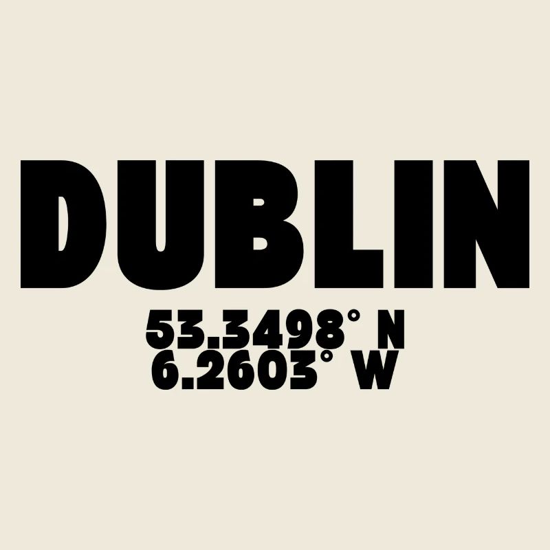 Dublin - Design avec coordonnées