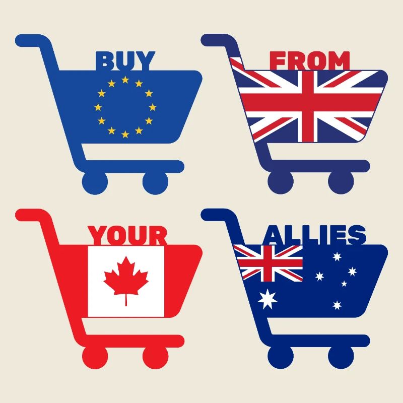 Kaufen Sie bei Allies: Einkaufswagen Square Design