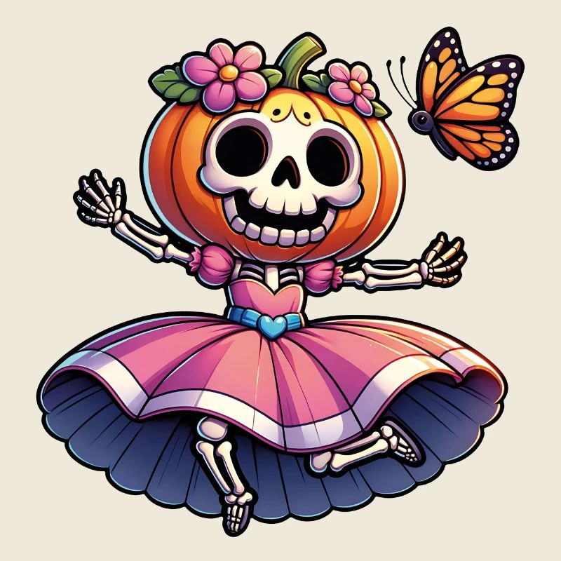 Drôle de princesse d’Halloween