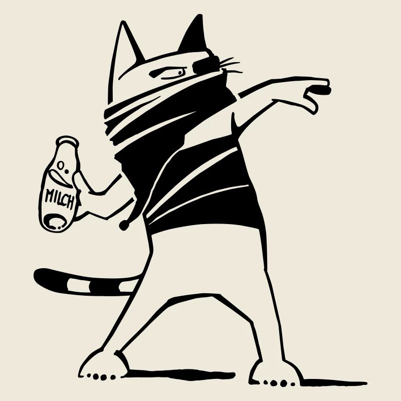 Chat contre.