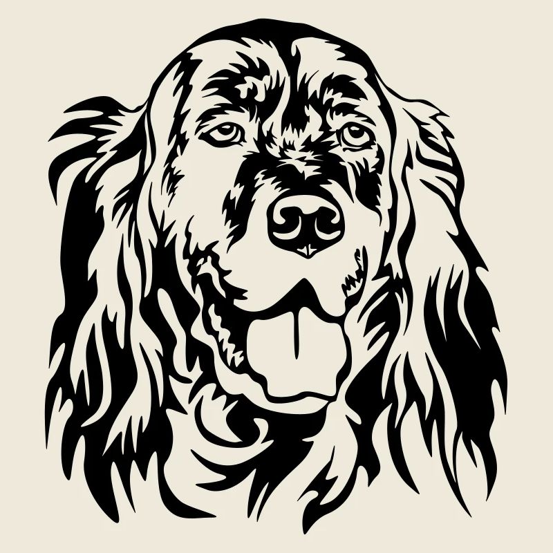 English Setter Head
