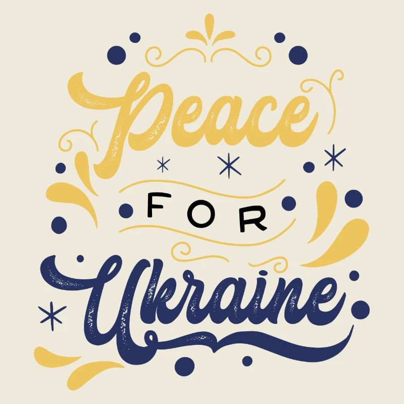 Peace Message Ukraine Illustration