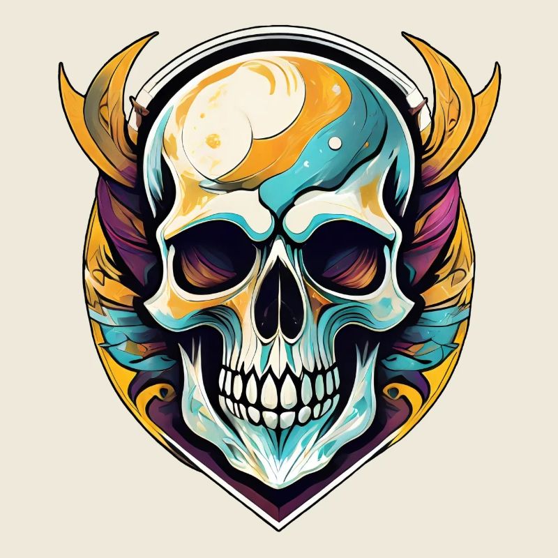 Artistic Skull, Skeleton, Morbid