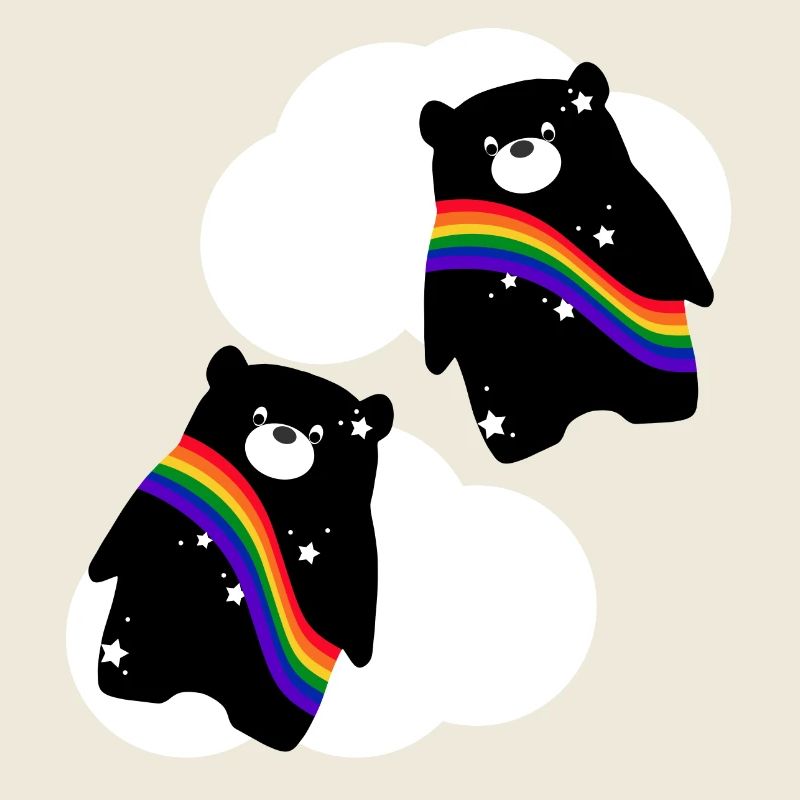 Regenbogen-Bär