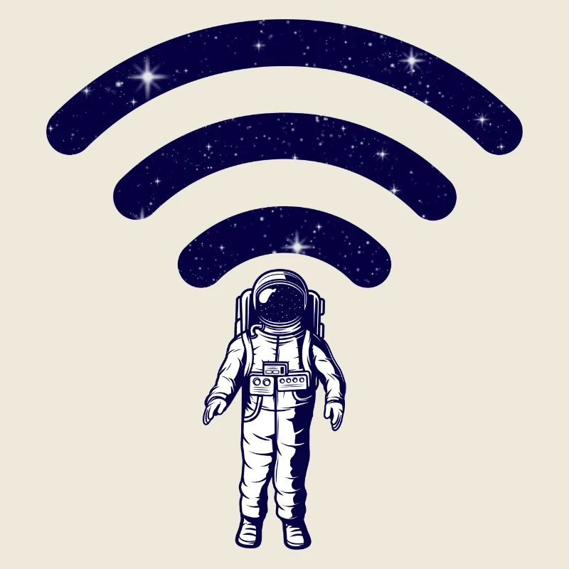 Astronaut wifi area