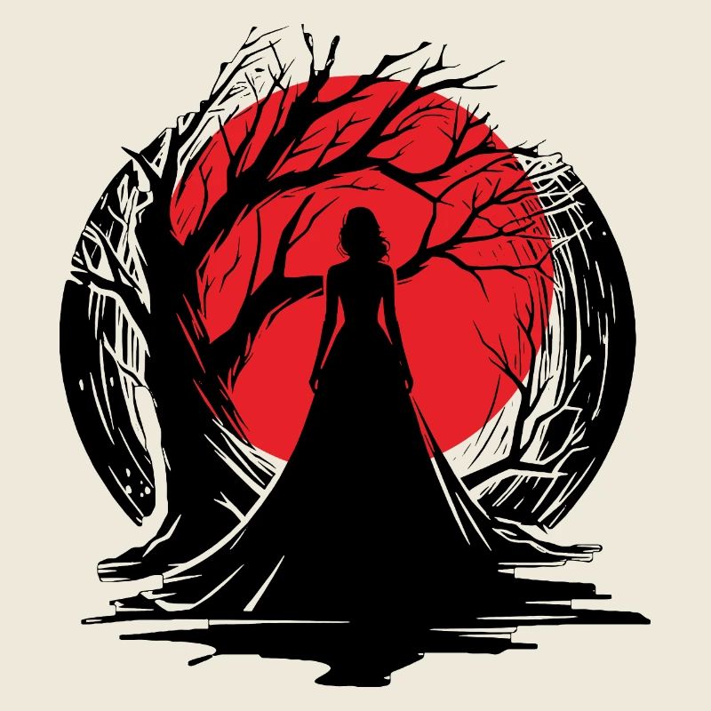 Frau tiefe Kontemplation