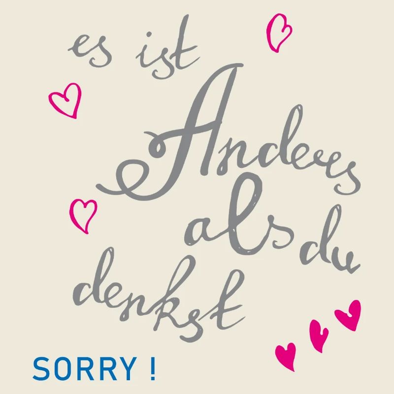 Désolé Entschuldigung
