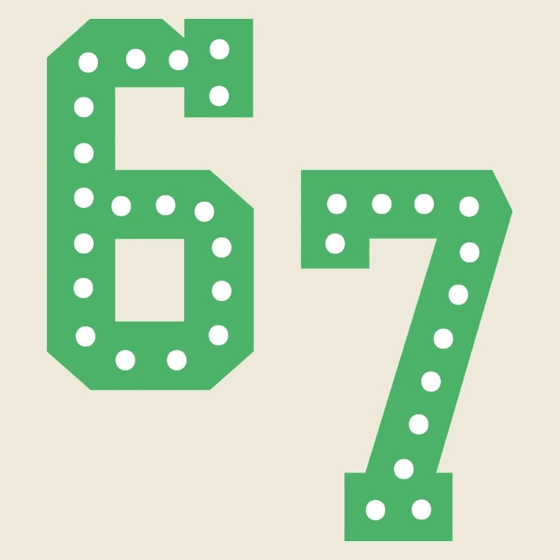 6 7 – Trendiges, minimalistisches Textdesign,