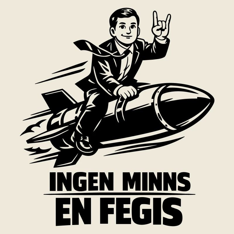 Feige Reiter auf der Rakete