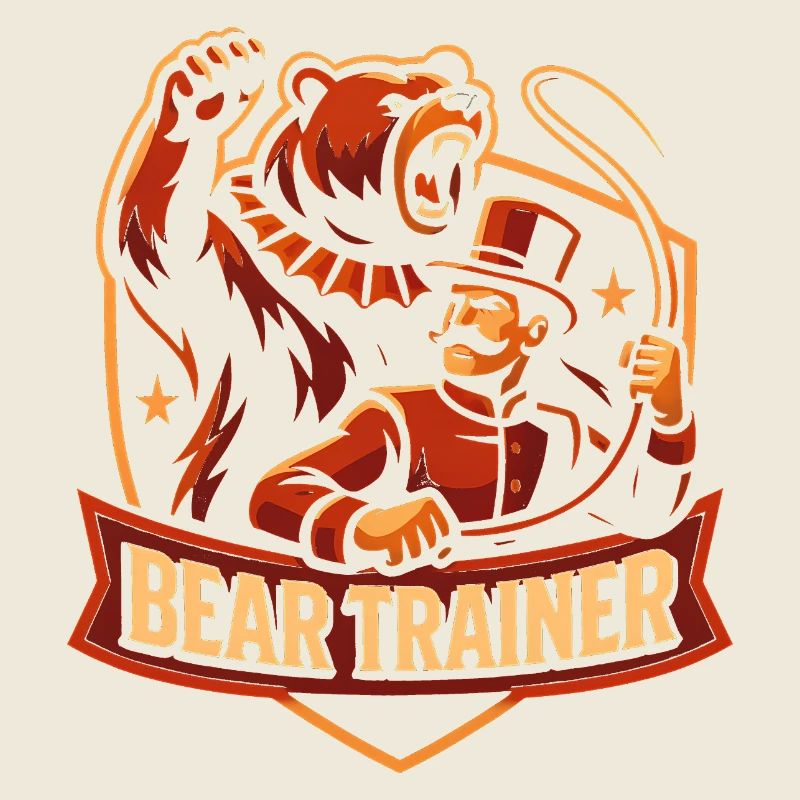 Circus Bear Tamer Funny Children's Circus