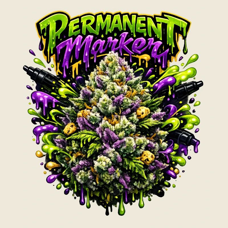 Permanent Marker Graffiti Print