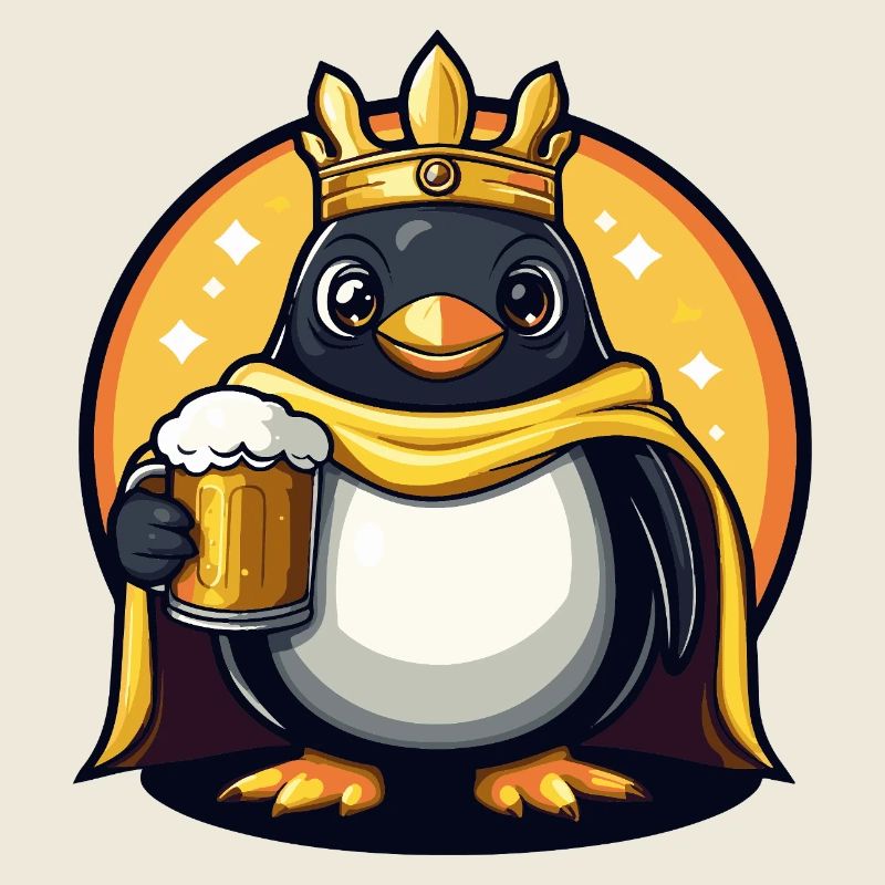 Penguin Beer Funny
