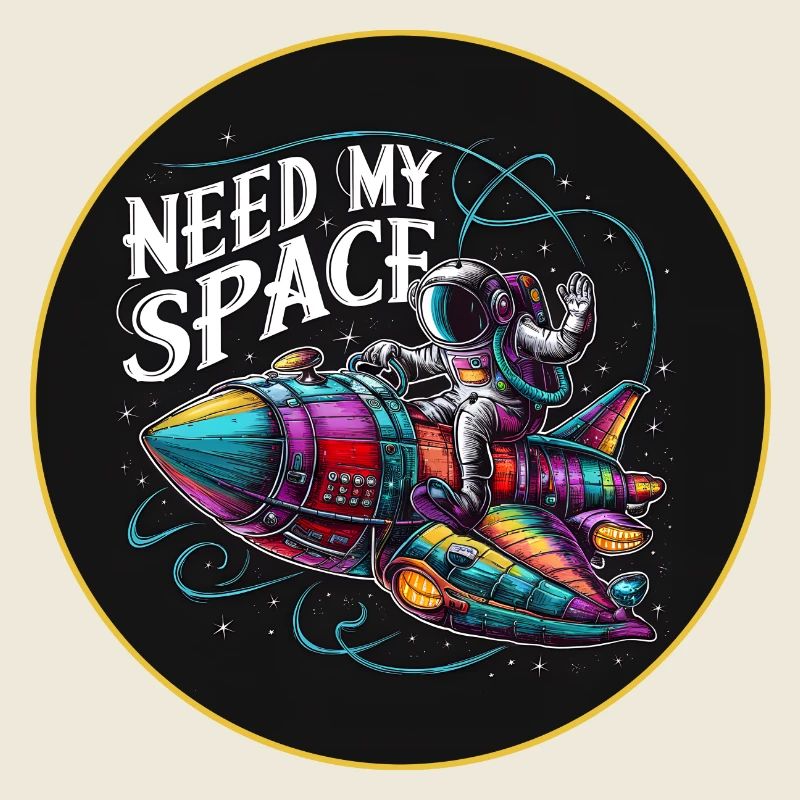 Need my place Spaceman with spaceship