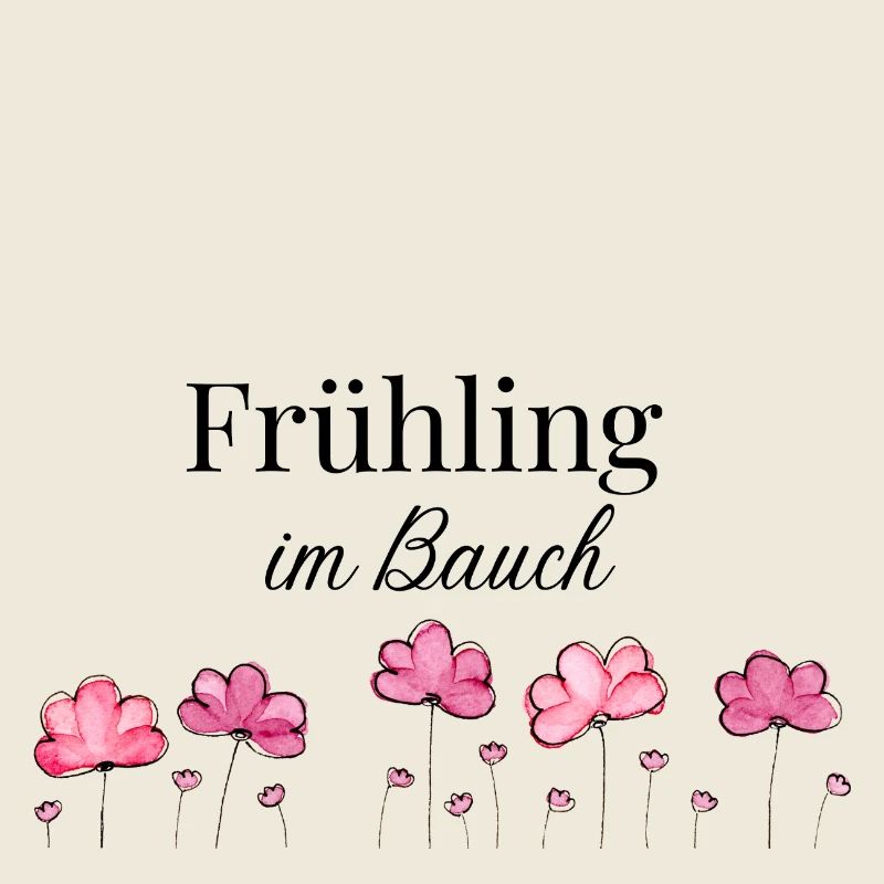 Printemps dans le ventre - chemise de grossesse délicate