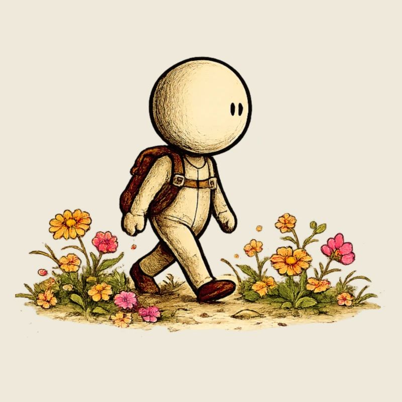 Der kleine Gedanke | Wanderer
