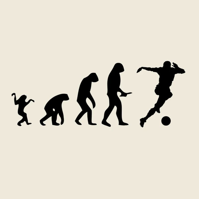 Evolution of Human to a Soccer player