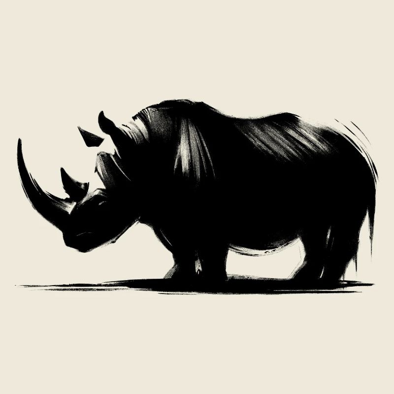 Nashorn Silhouette