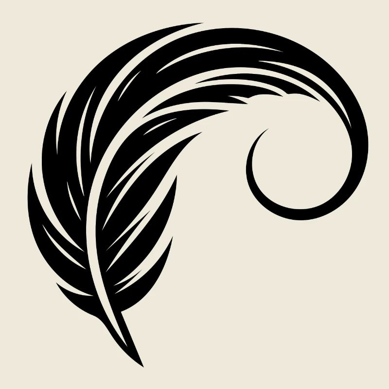 Elegant Curved Tattoo Inks Pen