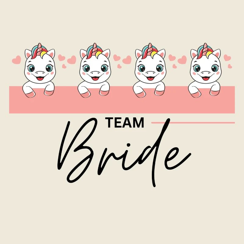 Team Bride - Einhorn Team