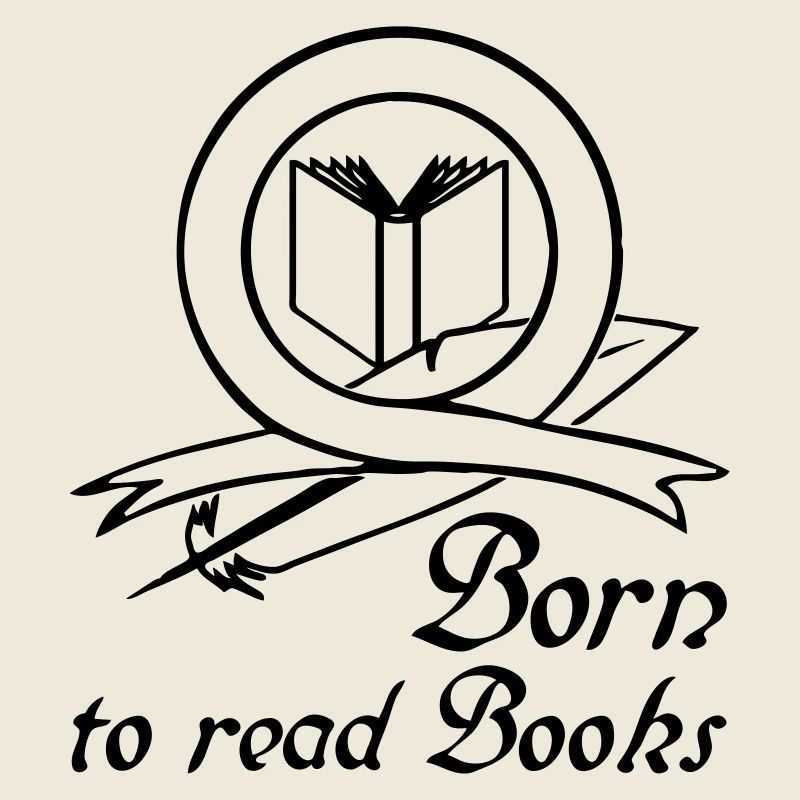 Born to read Books Geschenk Buch Leser