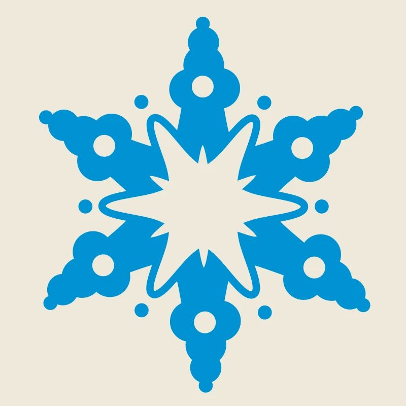 A snow crystal