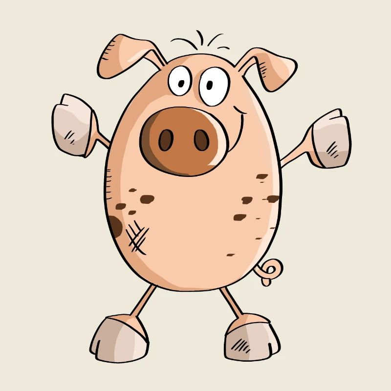 Saustarkes pig - pigs - boar - Bache