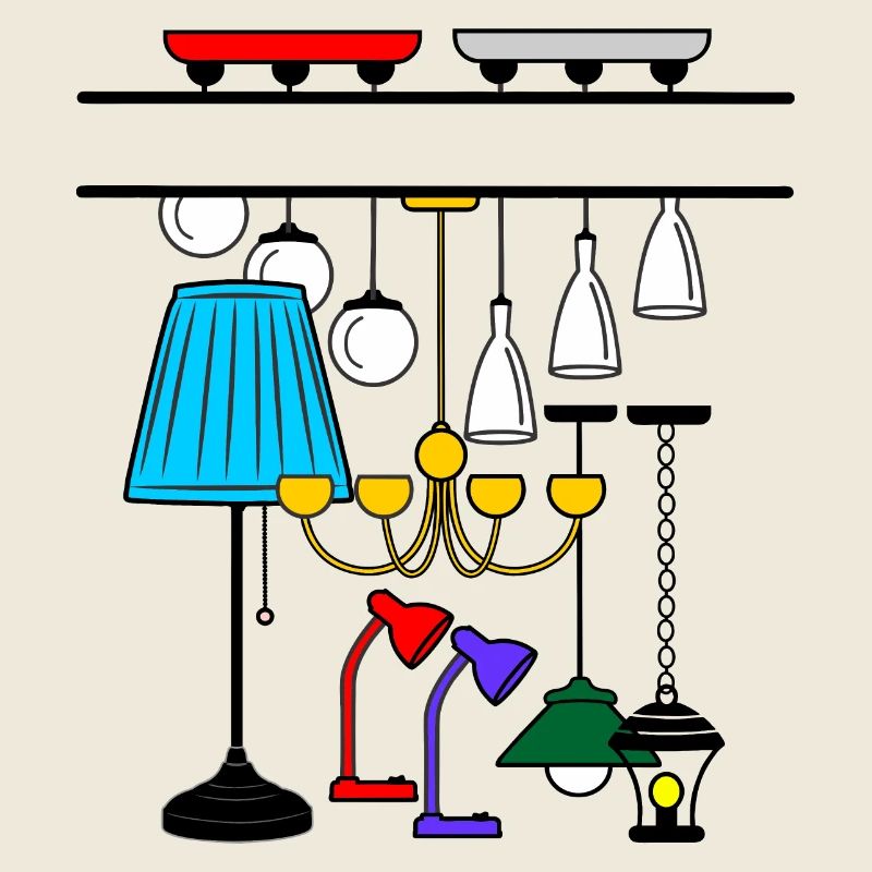 Boutique de lampes d’éclairage avec renfoncement pour teks