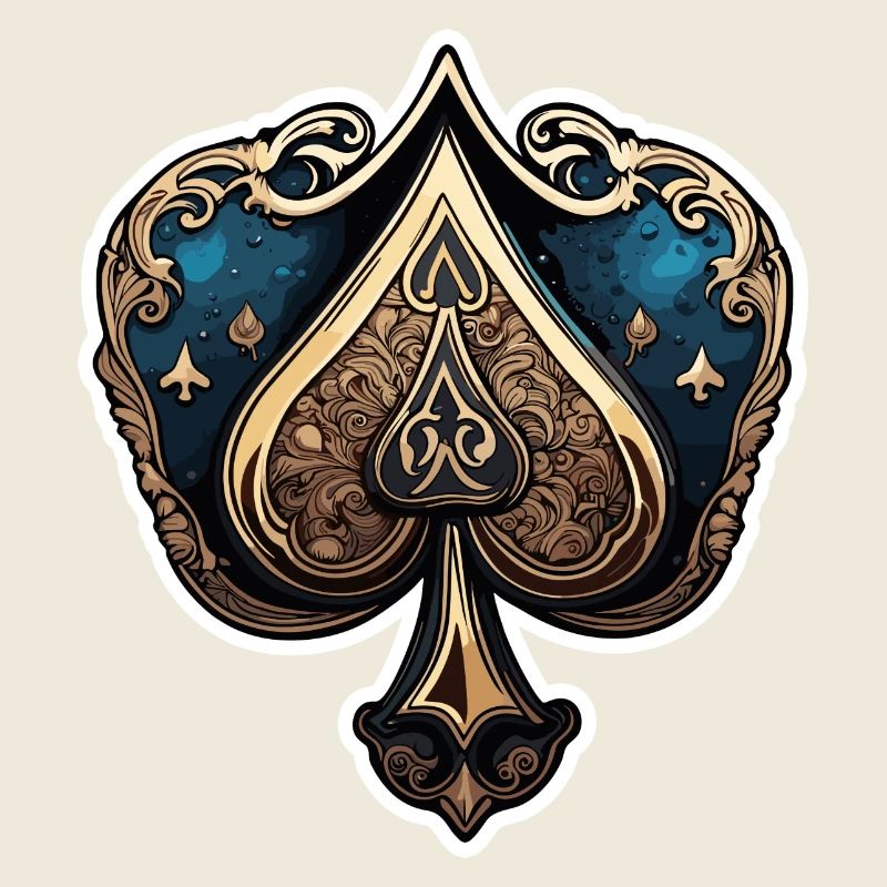 Spades / Playing Card / Poker / Symbol / Black / Skat