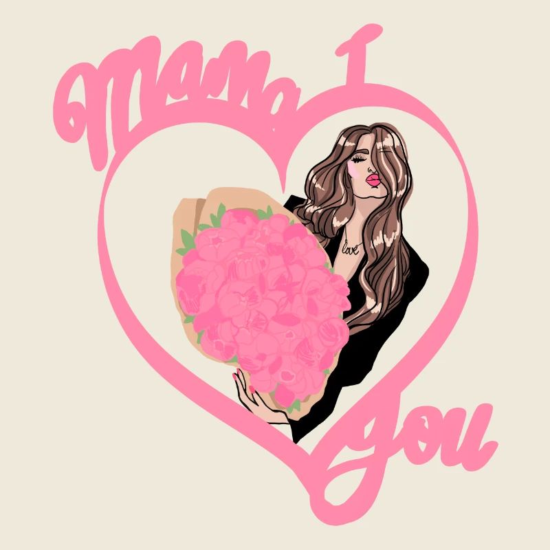 Für Mama I Love you - Muttertag