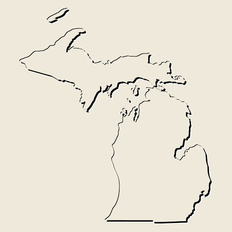 Michigan (United States) | Map | Shadow