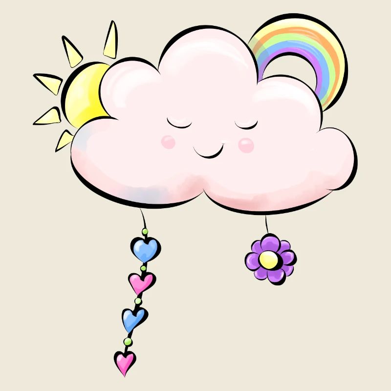pink clouds