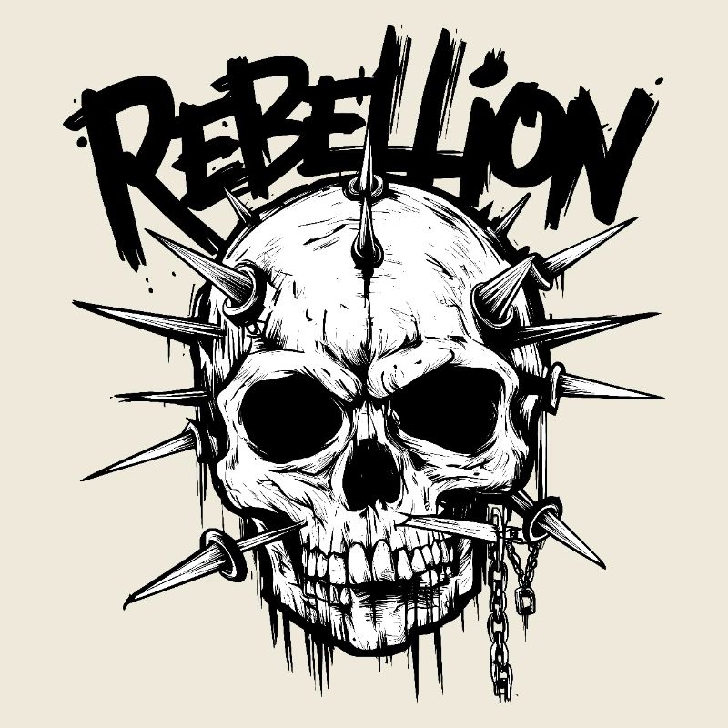 Punk skull rebellion