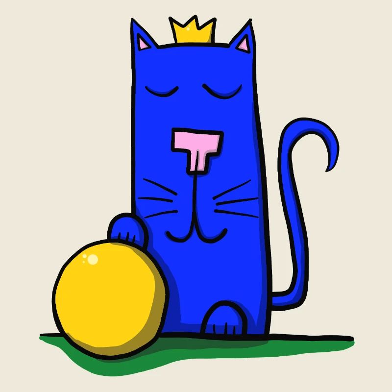 Cat with crown